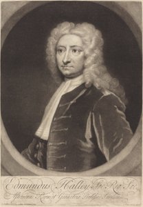 Edmund Halley od George White after Sir Godfrey Kneller