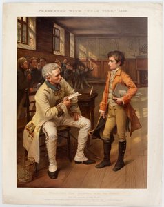 ?Wellingtonovo první setkání s Francouzi?, 1785