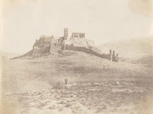 Pnyx a Akropole, ca. 1848.