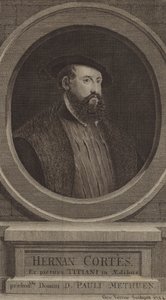 Hernan Cortes , španělský conquistador od George after Vertue
