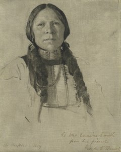 Chlapec z Arapahoe, c. 1882.