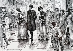 Kontrola nižších řádů. George du Maurier (1834-1896), francouzsko-britský karikaturista a autor od George du Maurier