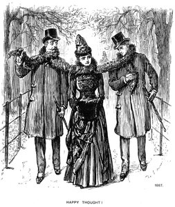 Happy Thought!, 1887 1891. od George du Maurier