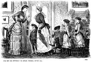 Koneckonců není tak těžké mluvit francouzsky, 1882 1891. od George du Maurier