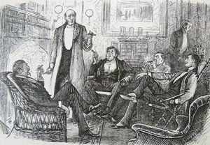 Kuřácký pokoj od George du Maurier