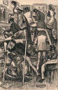 Lakovací den na Královské akademii, 1877