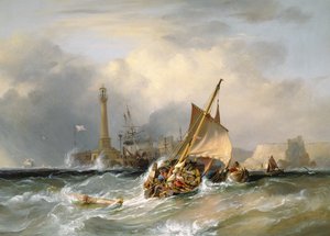 Lugger vchází do Margate