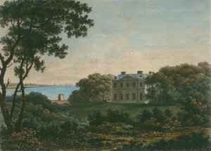 Dům Andrewa Roberta Drummonda, Cadland park, Hampshire, vyryl William Watts (1752-1851)