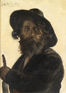 Cestující hráč, 1879 od George van den Bos