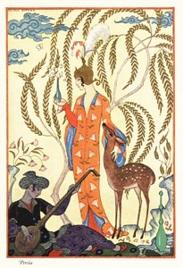 A woman holds a perfume flask, ancient Persia   1419159   cs       czech Successfully Translated  Original: The Bloody Massacre Perpetrated in King-Street Boston on March 5th 1770 by a Party of the 29th Regt. Translat: The Bloody Massacre Perpetrated in Ki od Georges Barbier