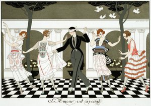 Láska je slepá od Georges Barbier