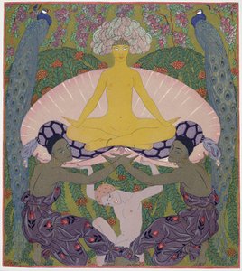 Zrození Venuše (inkoust a W/c na papíře) (viz 133204) od Georges Barbier