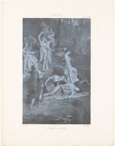 Orpheus je zabit Bacchantes La mort d