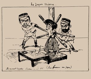 Le Japon illudere The Press v Japonsku, 1887. od Georges Bigot