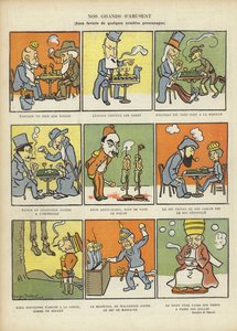 Oblíbené hry velkých mužů, ilustrace pro Le Rire