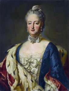 Marie Anne Josephe de Baviere - vévodkyně Maria Anna Josepha Bavorská (1734-1776), markraběnka Baden-Baden - George Desmarees (1697-1776). Olej na plátně Rozměr: 80,5x61,5 cm Soukromá sbírka