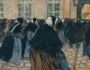 Návrat do hospice De La Salpetriere, c1911