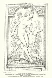 Actaeon, hrdina řecké mytologie, portrét francouzského sochaře Emile Soldiho od Georges Ernest Profit