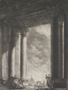 Pohled do vestibulu Santa Maria Maggiore v Římě, 1765-67. od Georges François Blondel