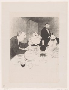 Mannen aan tafel tijdens een diner Je vyzdoben a jeho přátelé mu nabízejí banket (původní název) Velká podívaná přírody; život pana Any (původní název série)