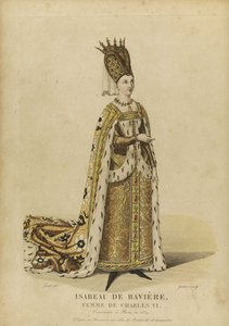 Isabeau de Baviere, královna Francie (Isabelle de Baviere, ou de Wittelsbach Ingolstadt