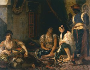 Alžírská scéna, ženy Alžíru od Georges Jouve