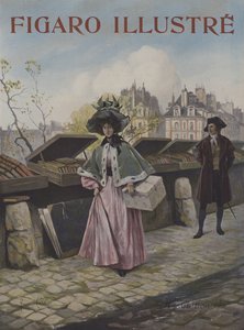 Váhání. Obálka Le Figaro Illustre, říjen 1897