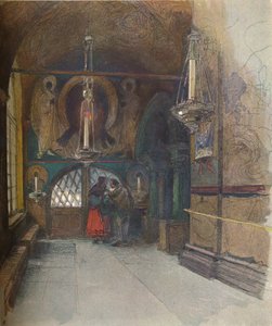„Interiér katedrály Zvěstování Panny Marie, Moskva“, c1900, 1905