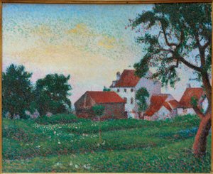 Dům Fourmarierů v La Hulpe od Georges Lemmen