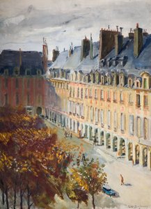 Place Des Vosges, 1928. od Georges Leon Dufrenoy