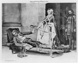 Tadeusz Kosciuszko odmítá meč nabízený Kateřinou II., 1883 od Georges Louis Poilleux Saint Ange