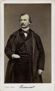 Portrét skladatele Augusta Mermeta 1810-1889. od Georges Mathurin Legé