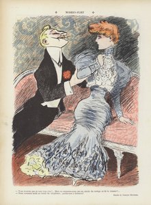 Moderní flirtování. Ilustrace pro Le Rire