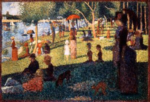 Nedělní odpoledne na ostrově La Grande Jatte, 1884-1886