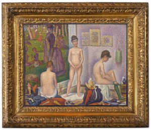 Les Poseuses, soubor (malá verze) od Georges Pierre Seurat