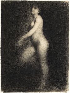 Nahá, asi 1881-1882. od Georges Pierre Seurat