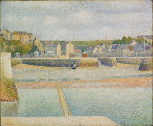Port-en-Bessin: The Outer Harbor (Low Tide) od Georges Pierre Seurat
