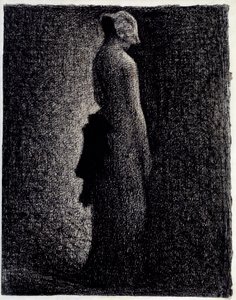 Kresba tužkou The Black Knot Pencil od Georgese Seurata (1859-1891) Kolem roku 1882 Rozm. 0,31 x 0,23 m Paříž. Muzeum Orsay