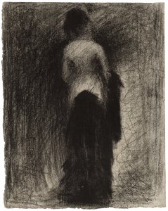 Promenáda, kolem roku 1882 od Georges Pierre Seurat