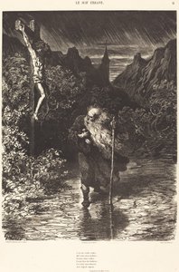 Potulný Žid od Georges Rouget after Gustave Doré