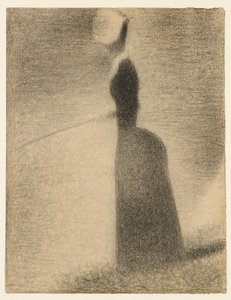 Žena při rybaření od Georges Seurat