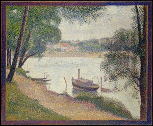 Šedé počasí, Grande Jatte od Georges Seurat