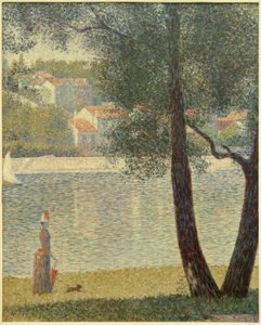 Seina v Courbevoie od Georges Seurat