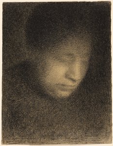 Madame Seurat, matka umělce (Madame Seurat, mère) od Georges Seurat