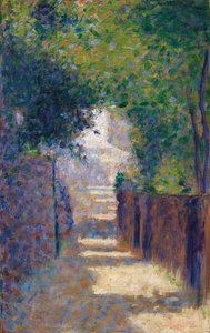 Rue St. Vincent na jaře, kolem roku 1884 od Georges Seurat