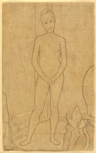 Studium po "The Models" od Georges Seurat