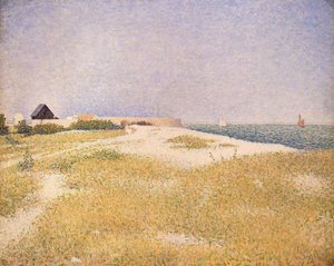 Pohled na Fort Samson, 1885 od Georges Seurat