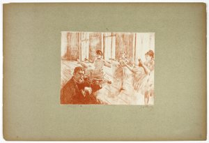Třída baletu od Georges William Thornley