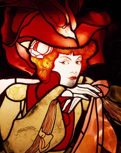 Ženská postava, detail od Georges de Feure