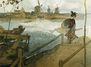 vichřice; Gale od Georges de Feure